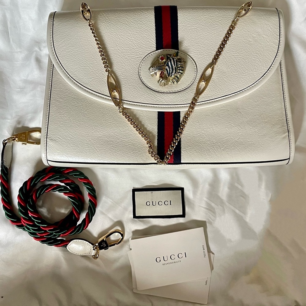 GUCCI Rajah Medium Shoulder Bag 🐯❤️💙